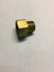 Brass 1/8" Male Npt to 1/8" Female Inverted Connector BMFI125125 @ Speed Tech - Picture 1 of 2