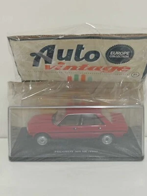 Peugeot 305 SR 1980 - 1:24 Edicola Auto Vintage + Fascicolo Rosso GM Shop - Immagine 1 di 4