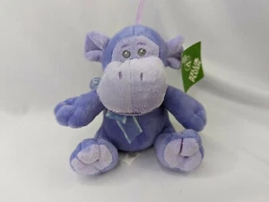 The Petting Zoo Purple Monkey Chimp Plush Rattle 5.5 Inch Stuffed Animal Toy - Imagen 1 de 6