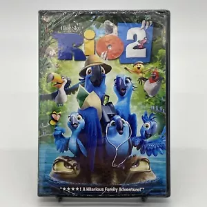 Rio 2 DVD 2014 Family Animated Anne Hathaway Bruno Mars George Lopez New Sealed - Imagen 1 de 3