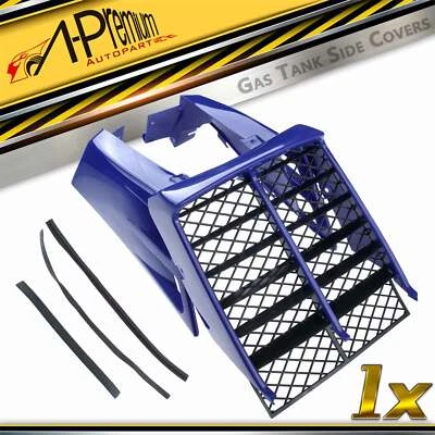 A-Premium Blue Plastic Gas Tank Covers w/ Grill for Yamaha Banshee 350 1987-2006 - Image 1 of 4