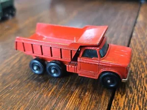VINTAGE MATCHBOX DIE CAST RED DODGE "DUMPER TRUCK" SERIES 48 LESNEY ENGLAND NICE - Picture 1 of 6