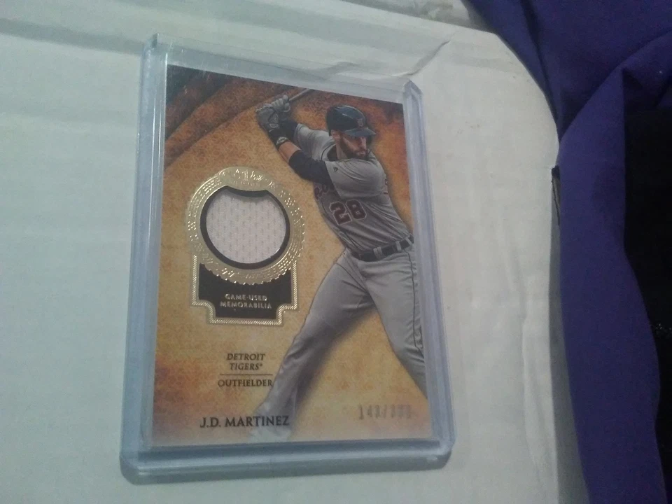 2017 Topps Tier One Tier One Relics 143/331 JD Martinez #T1R-JM - Image 1 of 1