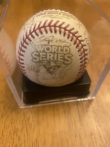 Philadelphia Phillies Signed 2009 WS World Series Baseball Authentic - Picture 1 of 5