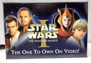 Star Wars Episode 1 The Phantom Menace The One To Own On Video Button Pin 2000 - Picture 1 of 4