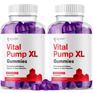 Vital Pump XL Gummies for Men Maximum Strength Vitamin Supplement 120 Gummies - Picture 1 of 8