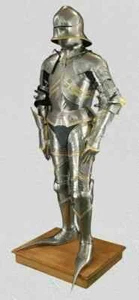 Medieval Full Body Armor German Gothic Suit of Armor 15th Century Replica - Picture 1 of 8