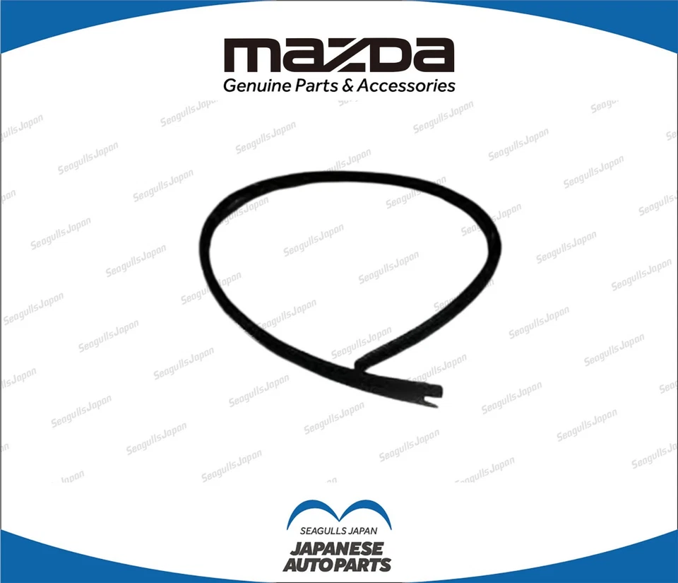 MAZDA RX-7 FC3S GENUINE Front Upper Black Windshield Glass Molding JDM OEM - Изображение 1 из 1