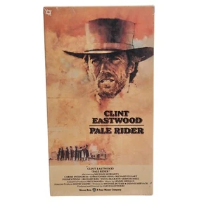 Pale Rider VHS Tape Sealed Watermarks WHV Stamp Clint Eastwood Western - Foto 1 di 7
