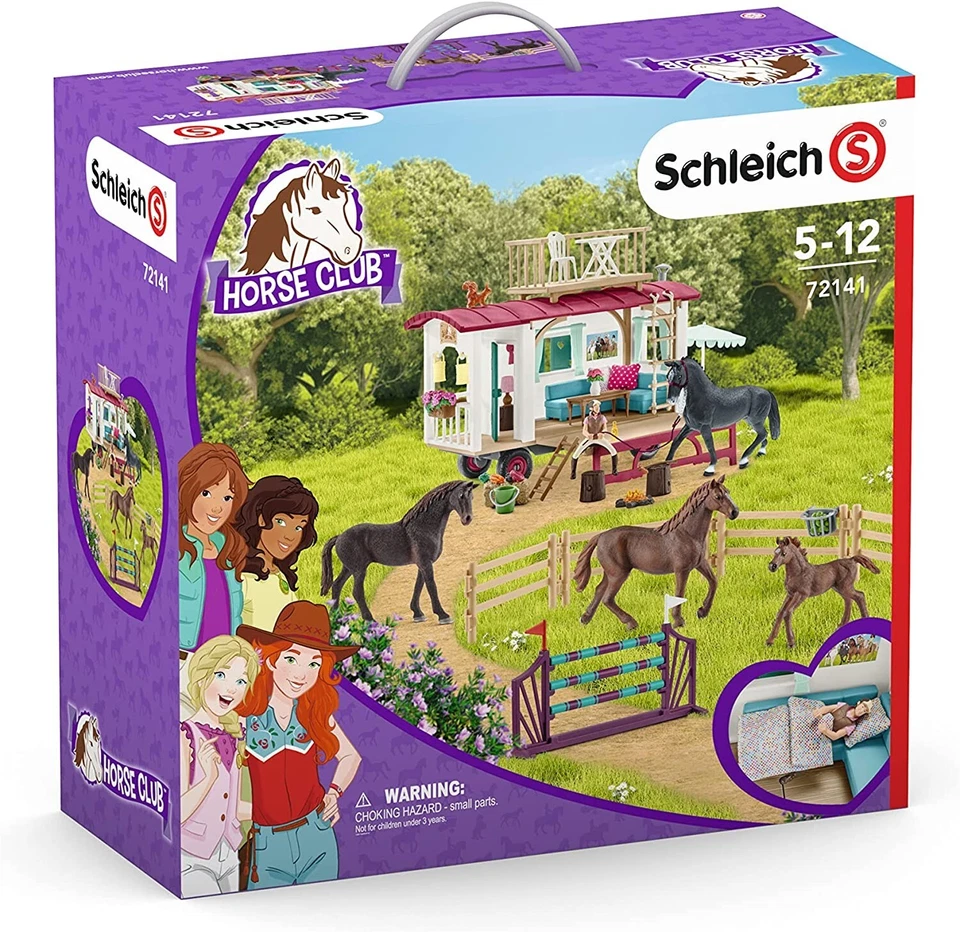 Entrainement au tournoi secret à la caravane SCHLEICH 72141 Chevaux / ENFANT