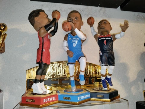 Russell Westbrook TRIPLE DOUBLE FOCO Bobblehead #/182 In Hand Cover