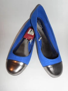 Merona Women's Toe-Cap Ballet Flats Mittie Colbalt Blue Size 5.5 NWT - Picture 1 of 5