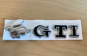 VW RABBIT GTI Caddy Trunk Lid Emblem Badge NEW - Picture 1 of 7