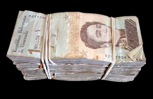 500 pcs x Venezuela 1 Million (1,000,000) Bolivares- LOWER GRADE CIRCULATED - Picture 1 of 4