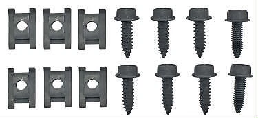 Pontiac GTO 1969-72, LeMans y Tempest Correct Fan Shroud Hardware Kit de montaje Foto 1 de 1