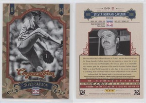 2012 Panini Cooperstown Crystal Collection /299 Steve Carlton #117 HOF