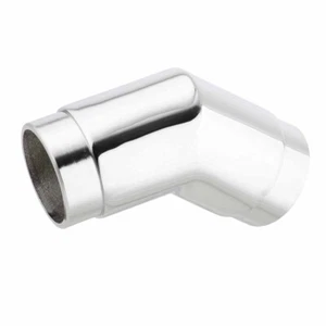 Bar Rail Elbow Joint 135 degree 2" OD Chrome Brass Renovators Supply - Picture 1 of 2