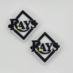 MLB Tampa Bay Rays Equipo de Béisbol Para Crocs Zapatos Dijes - 2 Piezas - Imagen 1 de 1