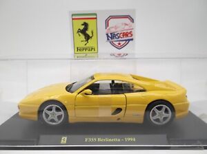 1/24 Ferrari F355 Berlinetta 1994 jaune Hachette/Burago "Les Grandes Ferrari"