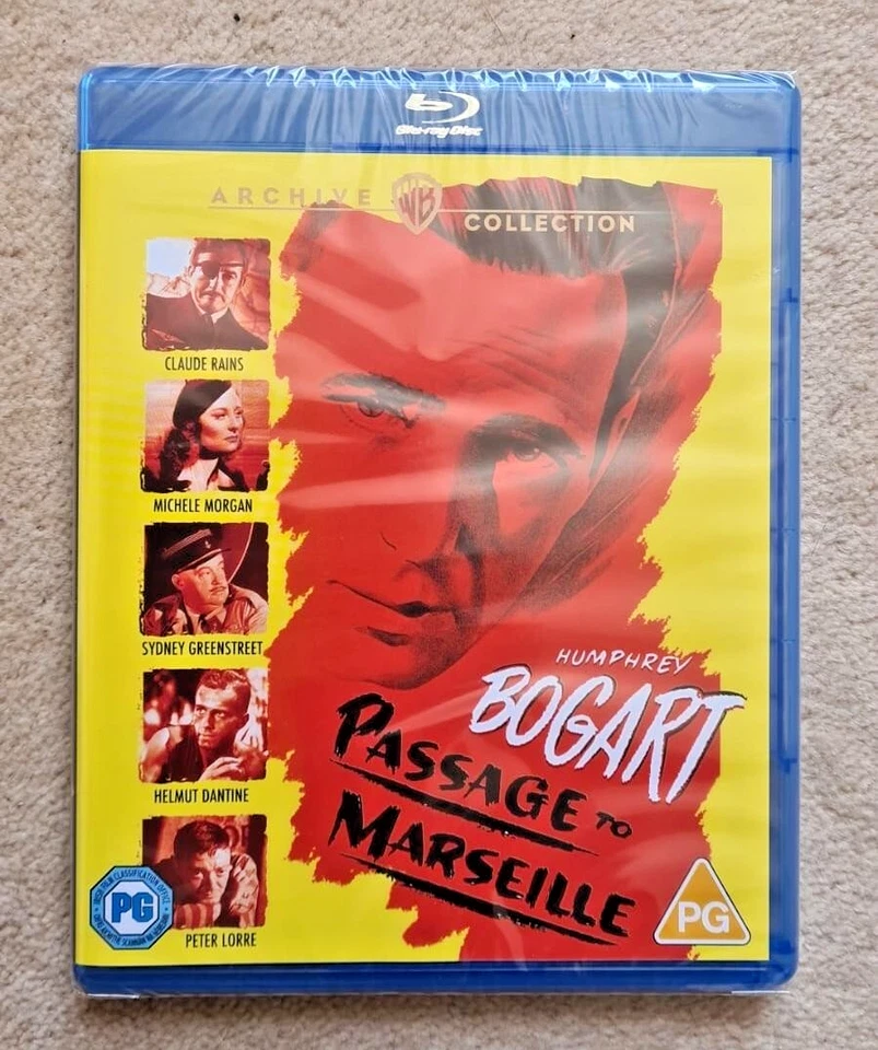 BLU-RAY   PASSAGE TO MARSEILLE      ARCHIVE COLLECTION NEW SEALED UK STOCK - Image 1 of 2