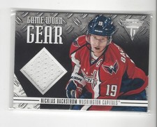 2012-13 Titanium Game Worn Gear Nicklas Backstrom JERSEY Capitals