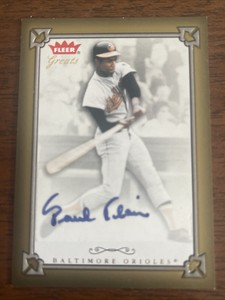 2004 Fleer Greats of the Game - Autographs #GBA-PB Paul Blair (AU)