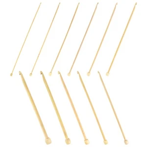 JubileeYarn Bamboo Crochet Hooks Set - 9.5" - 11pc - Picture 1 of 8