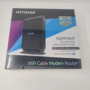 Netgear Nighthawk AC1900 4 WLAN-WLAN 802.11ac Router - C7000-100NAS - Bild 1 von 5