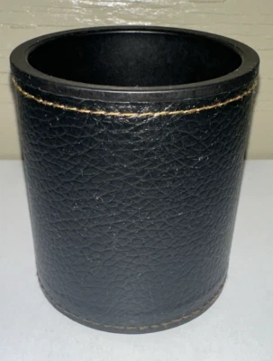 Taza de dados coctelera de cuero Casino Yahtzee piezas de repuesto y piezas Encore 3,75" Foto 1 de 4