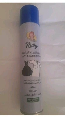 1X BOTTLE OF ANTI-STATIC SPRAY350ML CLEAR ANTISTATIC SPRAY FOR CLOTHING/CARPETS - Image 1 of 2