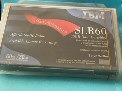IBM SLR60 Data Cartridge 30/60GB New and Sealed Free Shipping - Image 1 of 3