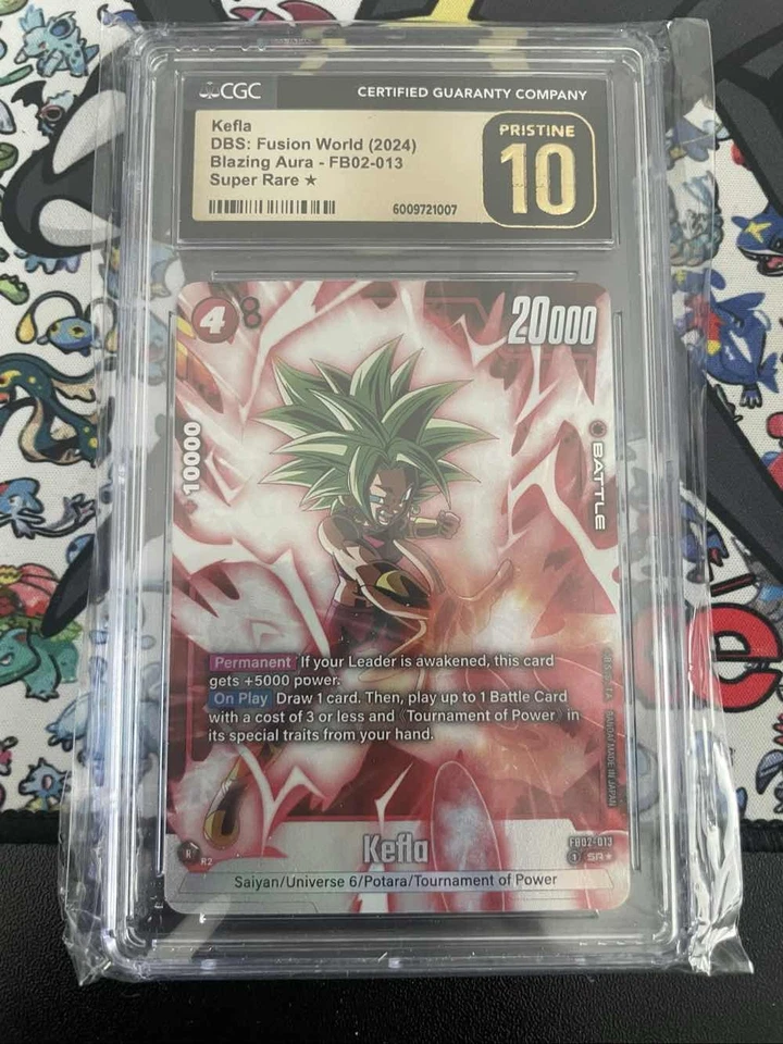 Kefla FB02-013 SR* Dragon Ball Super Fusion World Blazing Aura CGC 10 Foto 1 de 1