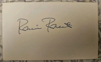 Robin Roberts Signed Autograph 3x5 Index Card Orioles,Yankees - Image 1 of 3