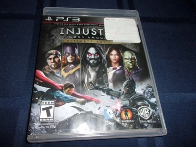 INJUSTICE GODS AMONG US ULTIMATE EDITION (Sony PlayStation 3, 2007) COMPLETE PS3 - Image 1 of 3