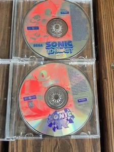 Sega PC Sonic 3D Blast PC Game & Sonic R Discs Only - Picture 1 of 2