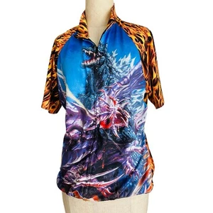 Teddy Fresh TF X GODZILLA VS. MEGAGUIRUS BIKE JERSEY Size L - Picture 1 of 8