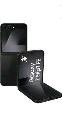 Samsung Galaxy Z Flip7 FE 5G 256GB Black - (Unlocked) (Dual Sim) - UK Model BNIB - Image 1 of 4
