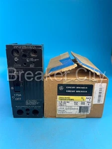 GE TQD22175WL 175 Amp 2 Pole Circuit Breaker 240VAC General Electric — BRAND NEW - Picture 1 of 11