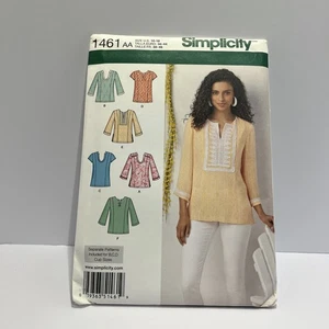 Simplicity- 1461 - Misses'/ Women's Tunic with Neckline & Sleeve Variations - Picture 1 of 2