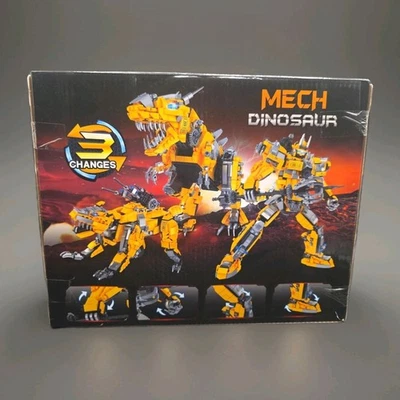 Mech Dinosaur Transforming Building Block Set  - Image 1 of 2