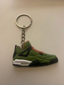 AIR JORDAN 4 RETRO-(UNDEFEATED)-2D SNEAKER KEYCHAIN - Picture 1 of 3