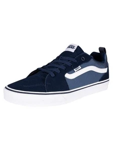 Vans de los hombres Zapatillas de lona de ante Filmore, Azul - Imagen 1 de 9