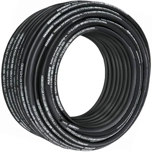 Manguera hidráulica VEVOR 328 pies mangueras hidráulicas de goma con 2 acero de alta resistencia con - Imagen 1 de 1