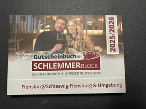 Schlemmerblock 2025/2026 Flensburg, Schleswig und Umgebung, Gutscheinbuch Ostsee - Bild 1 von 1