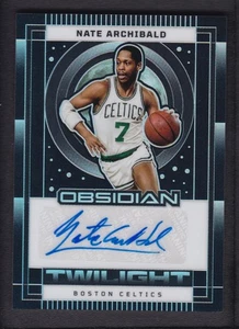 2024-25 NATE ARCHIBALD 004/149 AUTO PANINI OBSIDIAN TWILIGHT AUTOGRAPHS - Picture 1 of 2