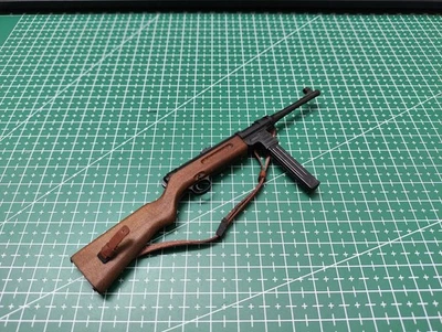 1/6 Scale German WWII MP41 Submachine Gun Model - Handcrafted Metal Real Wood - Image 1 of 4