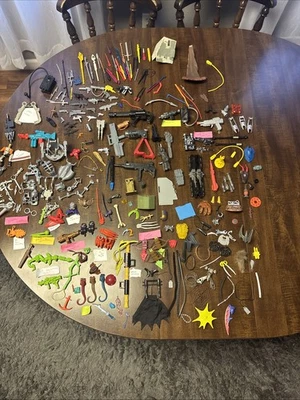 Vintage  80s , 90s TMNT GIJoe Mixed Lot Action Figure Weapons Accessories Parts - Image 1 of 4