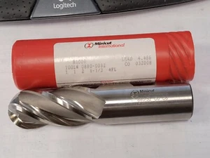 International Minicut 1" 4 Flute HSS BULL Nose End Mill Canada #0880-0032 (K068) - Picture 1 of 4