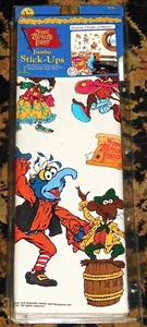 MUPPET'S TREASURE ISLAND Kid's Room Jumbo Wall Decal Reusable Stick Ups NEW - Picture 1 of 2