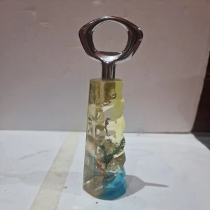 Vintage 60's Kitch Resin Seashell Bottle Opener - Picture 1 of 4